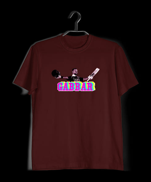 Quirkipedia Gabbar Cricket Sports,     Mens TShirts